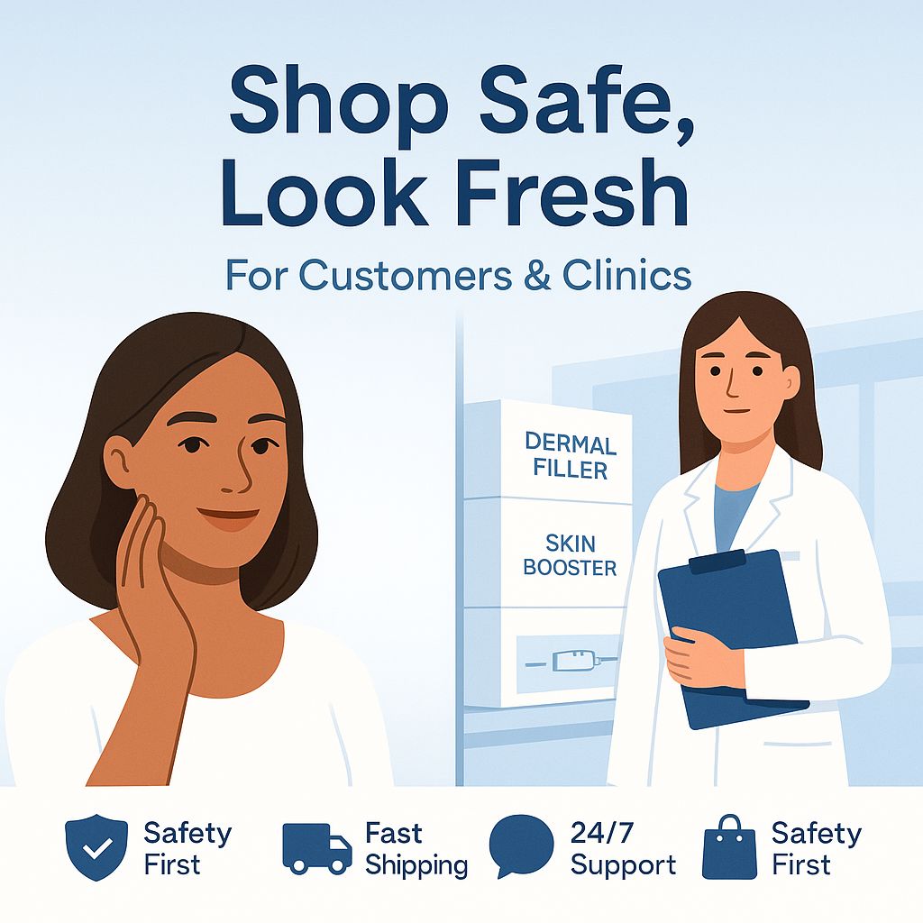 Shop Safe, Look Fresh: Dermal Fillers for Customers and Clinics