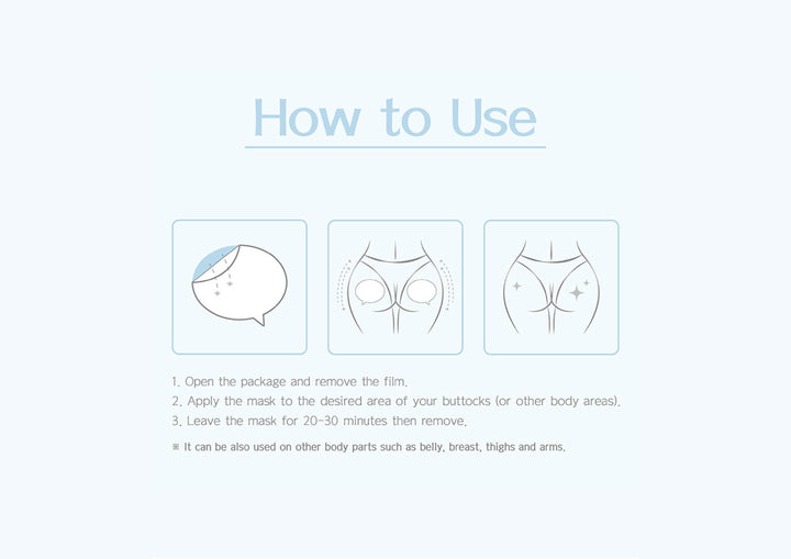 HIPTOK Hybridgel Butt Mask brunodermalfiller.com 